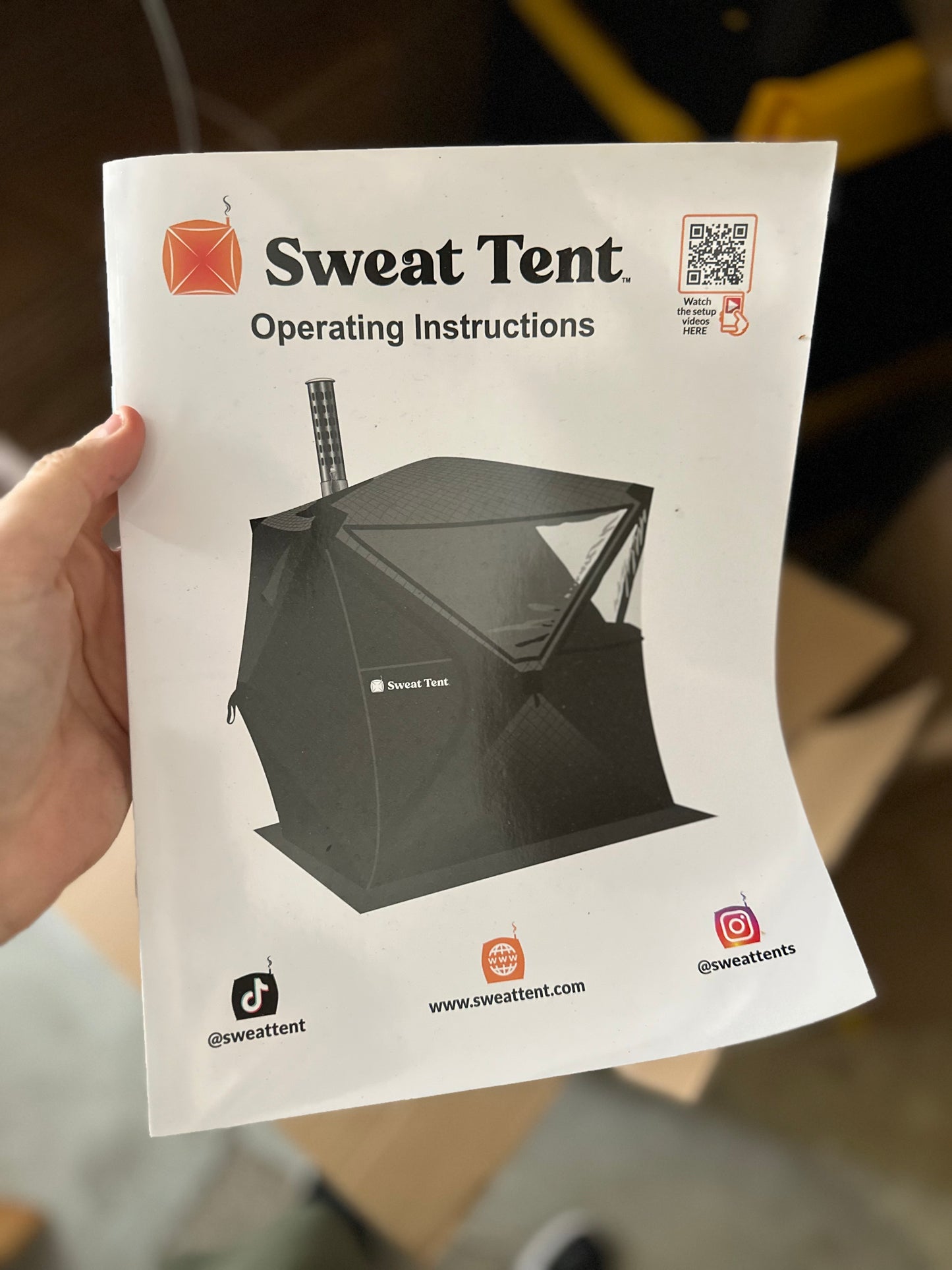 SweatTent XL Instruction Manual