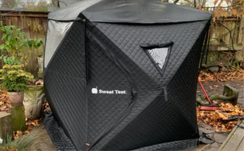 This sweat tent is amazing. I have been doing it every day for a little over two weeks now and it is a game changer. I am totally relaxed and my neck and shoulders are like jelly. I am sleeping better and more deeply.